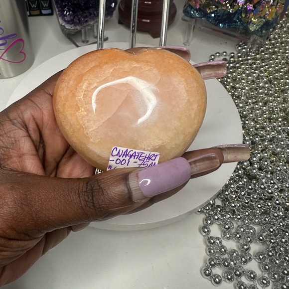 Carnelian Agate Heart Beauty 75MM - CNAGATEHRT-001 - Picture 5 of 8